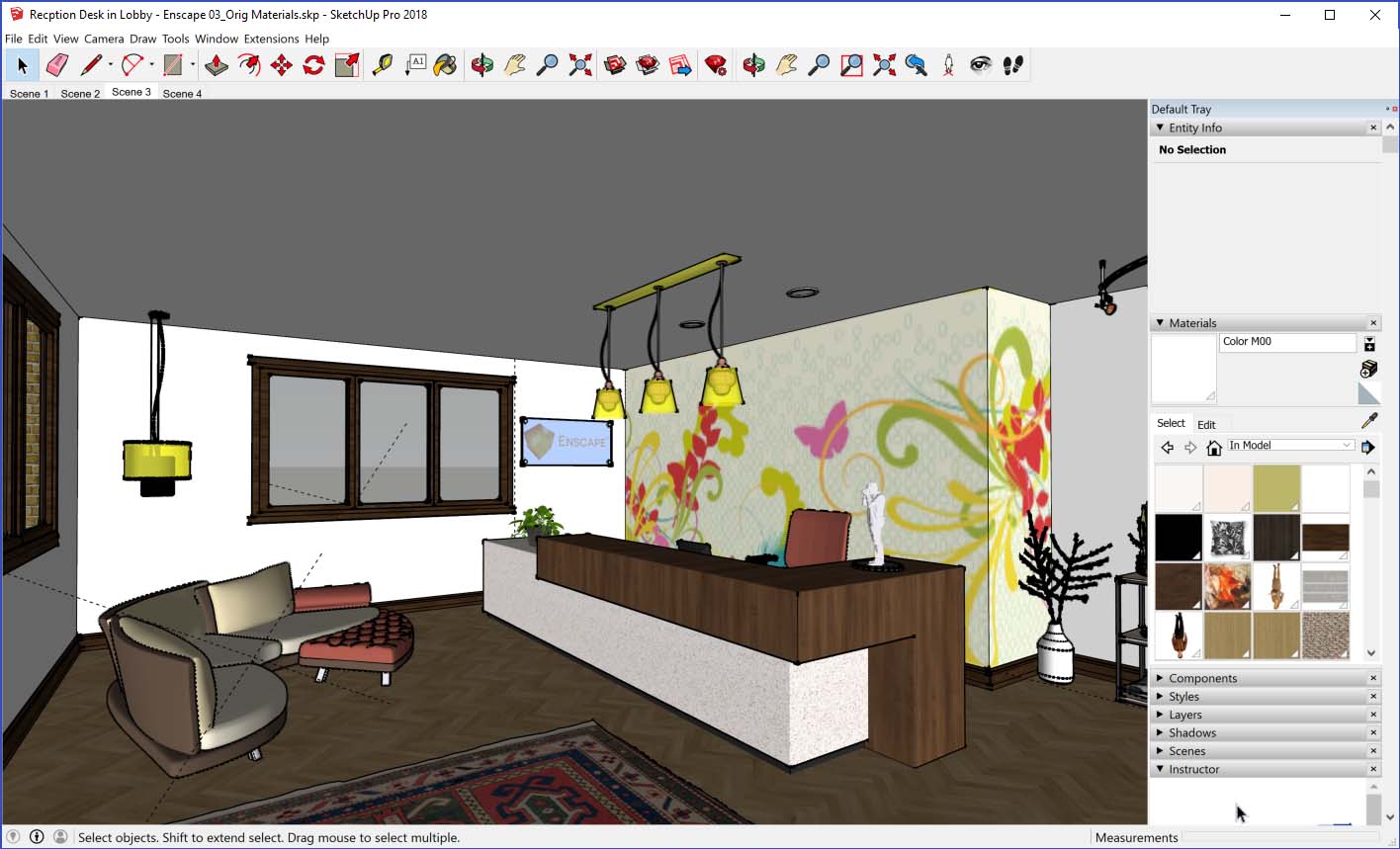 SketchUp model used for this post