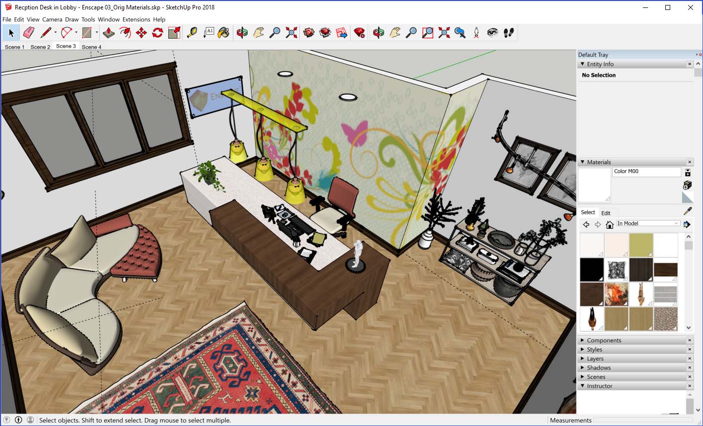 SketchUp model used for this post