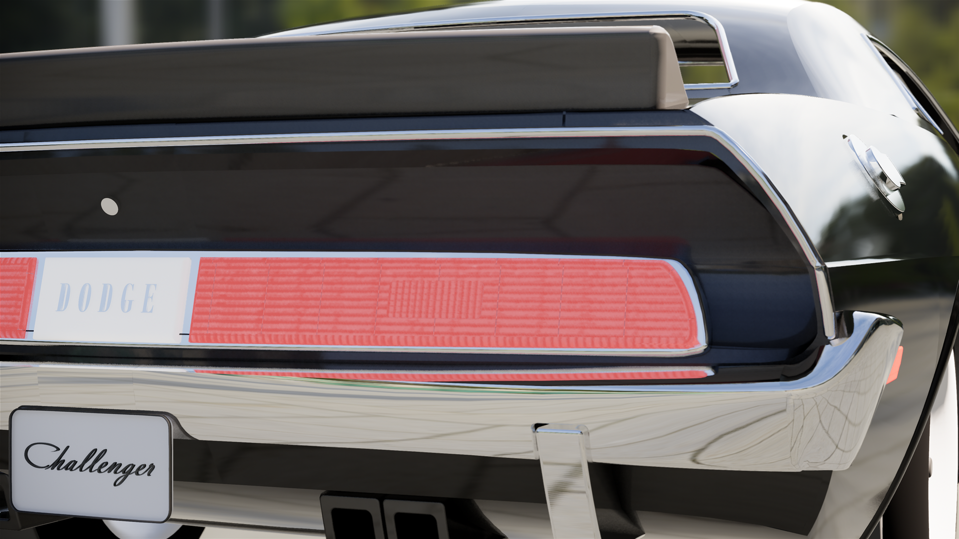 Material with Bump and Self-Illuminance Applied to Taillights
