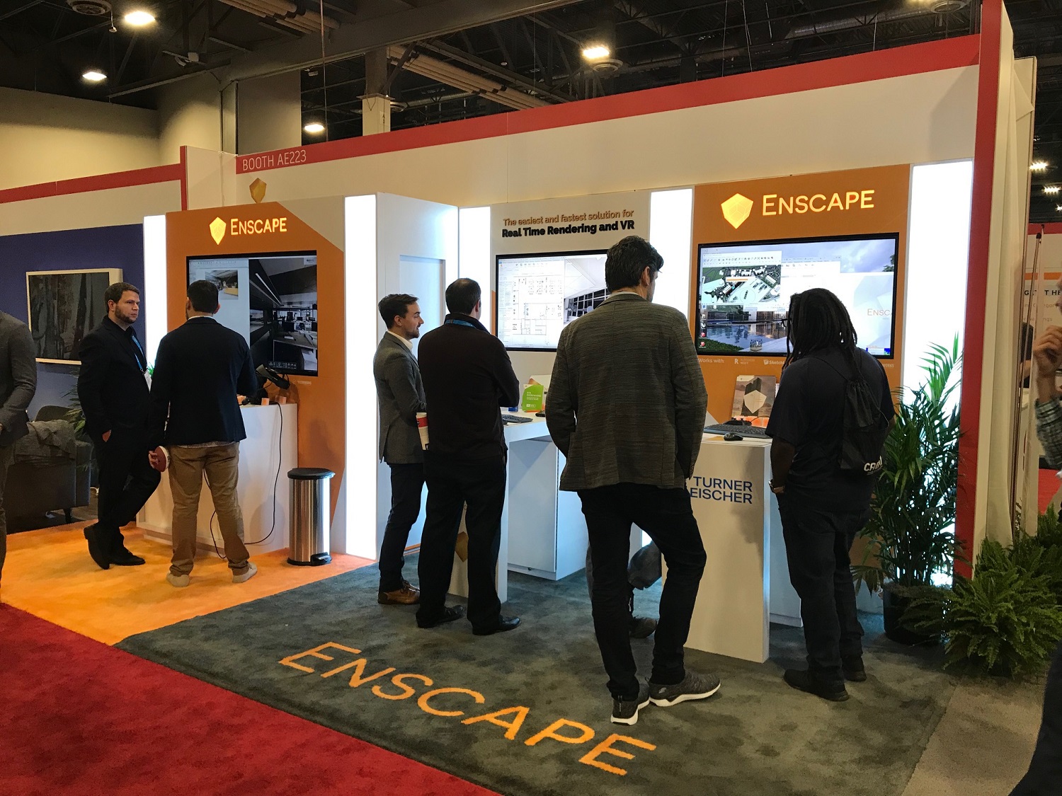 The Enscape Booth at Autodesk University 2019