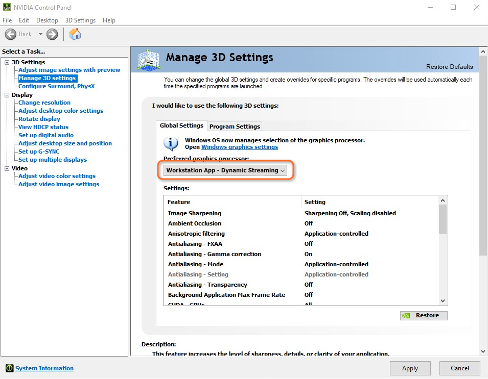 Amd radeon 3d settings hot sale